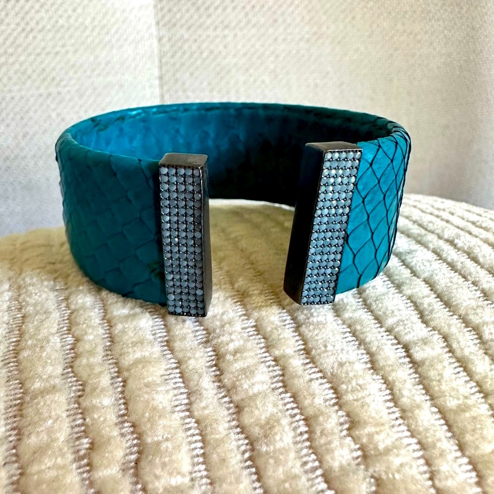 Snake Skin Cuff Bracelet, NWOT
